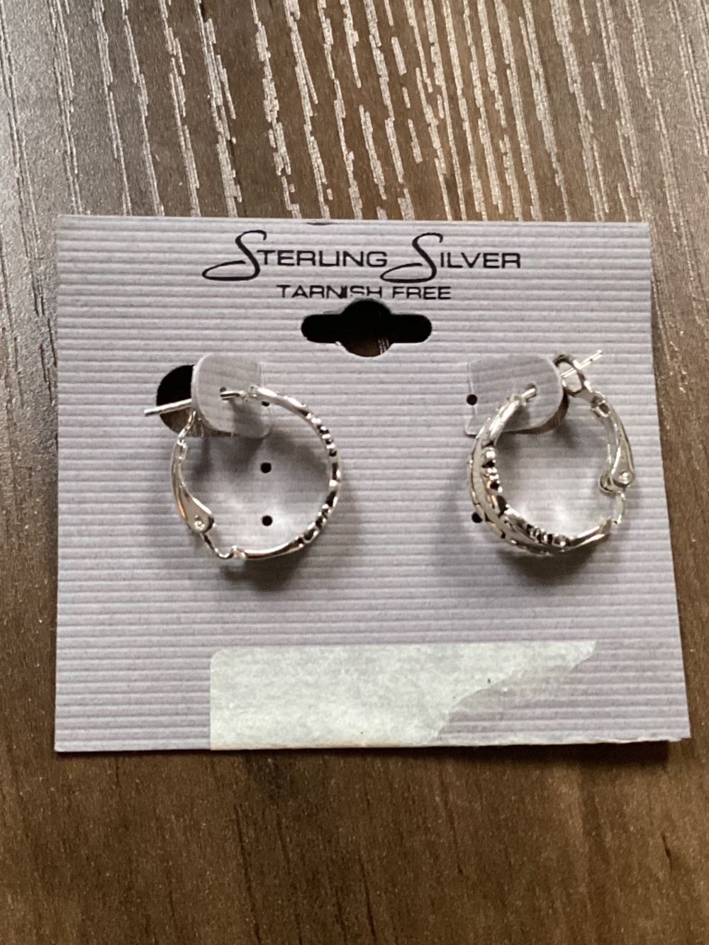Sterling silver hoop earrings New Made in Thailand